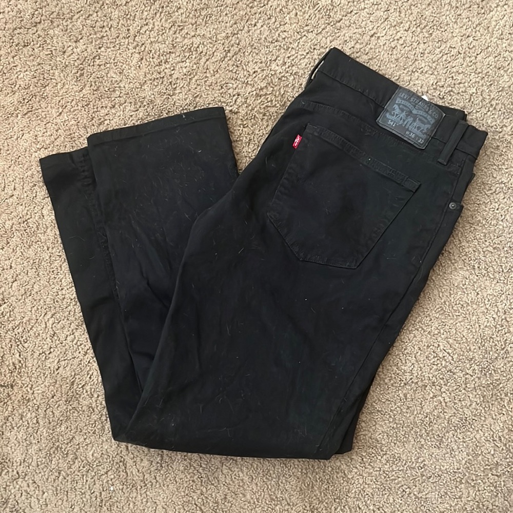Levi’s Black Straight Fit Jeans